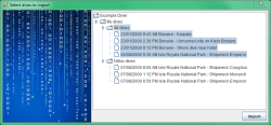 Dive Import Dialog